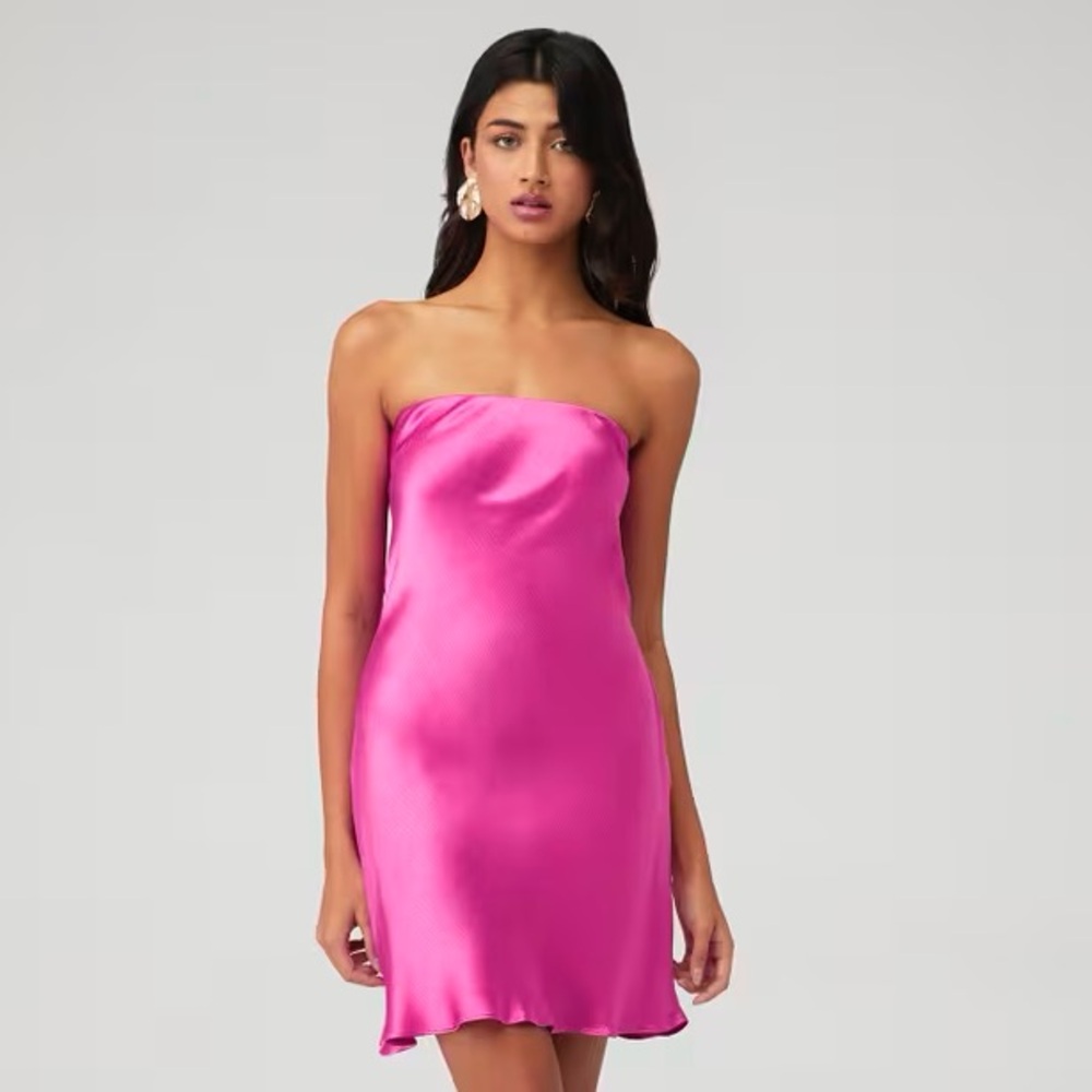 BEC + BRIDGE | Moon Dance Mini Dress in Deep Pink